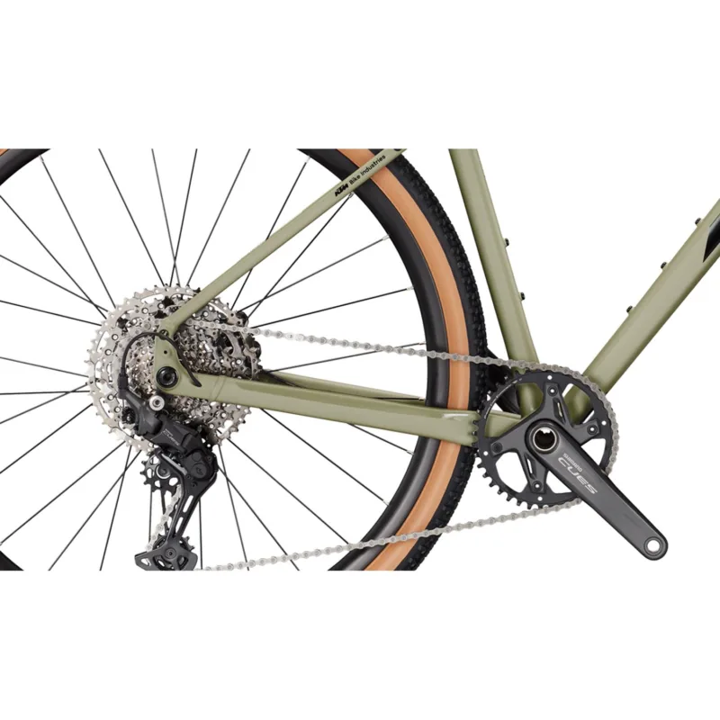 BICICLETA GRAVELATOR 25 CARGO GREEN MATT 26 KTM — detalhe