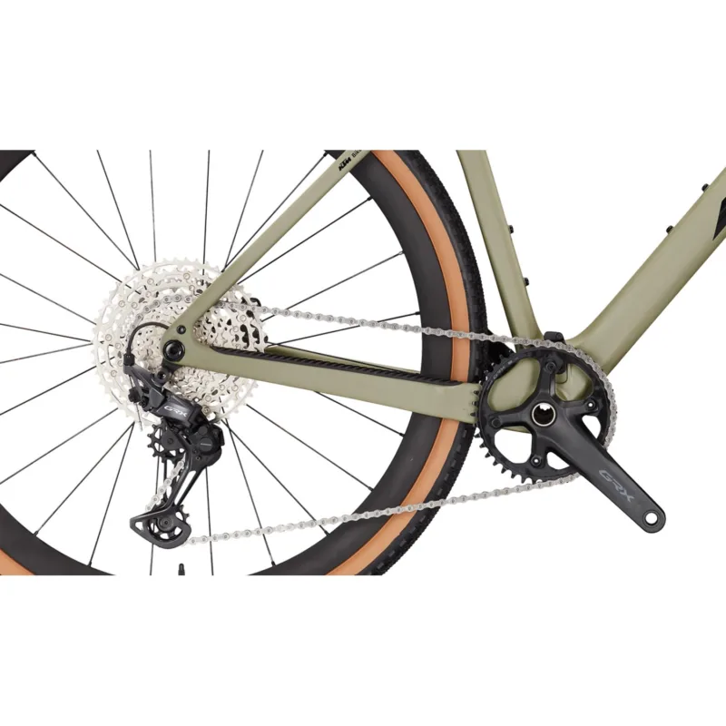 BICICLETA GRAVELATOR ELITE CARGO GREEN MATT 26 KTM — detalhe