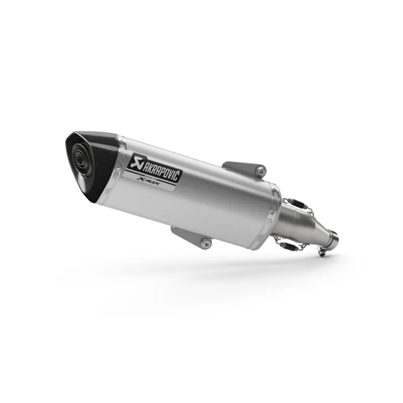 PONTEIRA DE ESCAPE EM TITÂNIO AKRAPOVIČ PARA A XMAX 125 YAMAHA — vista geral