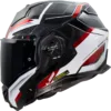 Capacete LS2 ADVANT X Spectrum Preto/Branco/Vermelho Brilhante