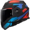 Capacete LS2 ADVANT X Nova Preto/Vermelho/Azul Mate