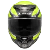 Capacete LS2 DRAGON Trax Amarelo Hi-Vis Brilhante