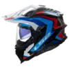 Capacete LS2 EXPLORER CARBON Frontier II Branco Azul Brilhante