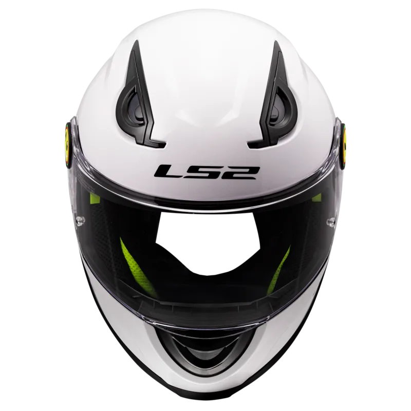 Capacete LS2 KID Branco Brilhante