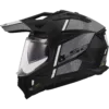 Capacete LS2 PIONEER II Hill Preto Branco Mate