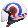 Capacete LS2 SPHERE LUX II Urby Branco Azul Vermelho Mate