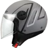 Capacete LS2 SPHERE LUX II Minim Preto Cinza Mate