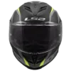 Capacete LS2 STORM III Dynamo Preto Amarelo Hi-Vis Mate
