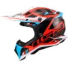 Capacete LS2 SUBVERTER EVO II Stomp Branco Azul Vermelho Brilhante