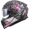 Capacete LS2 VECTOR II Darflo Preto Rosa Mate